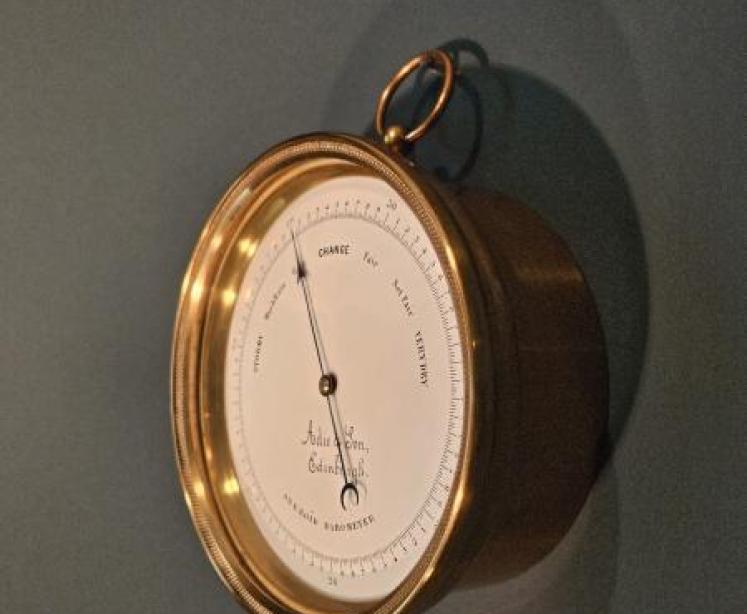 Fine Quality Marine Barometer by Adie, Edinburgh - Image 7