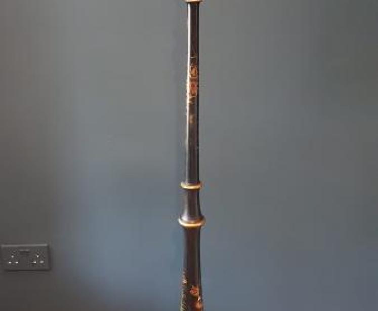 Immaculate Edwardian Chinoiserie Lamp Standard - Image 1