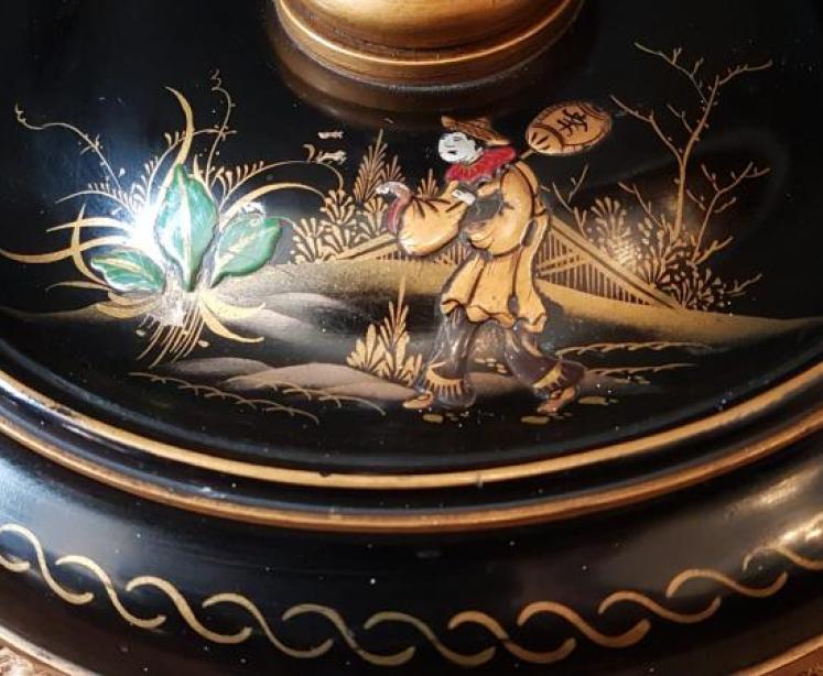 Immaculate Edwardian Chinoiserie Lamp Standard - Image 5