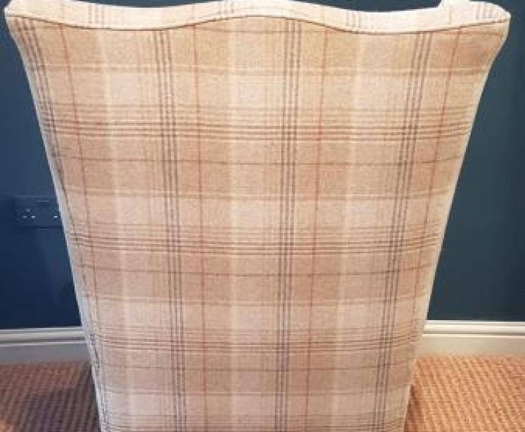 Edwardian Wing Back Arm Chair - Image 2