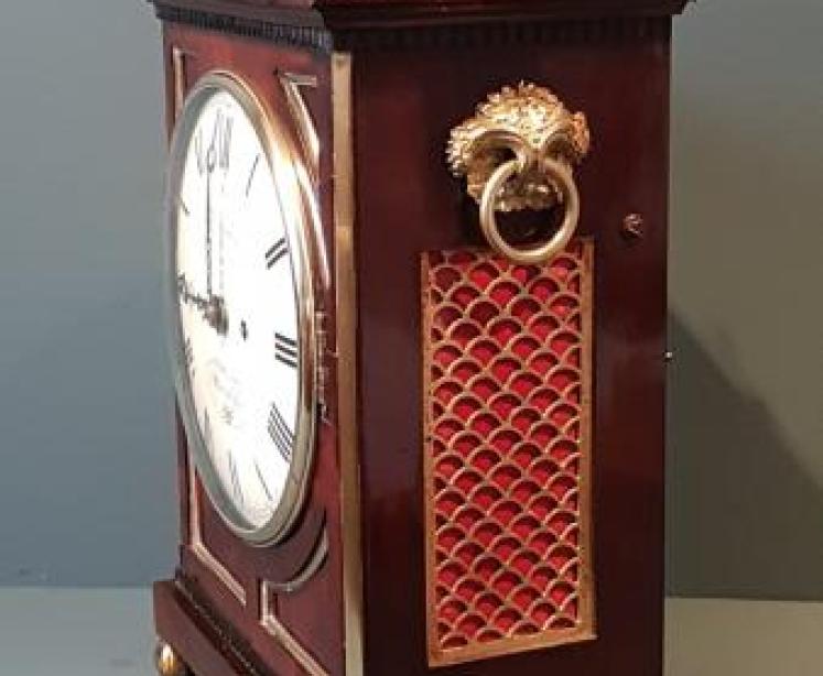Regency Double Fusee Bracket Clock - Image 3