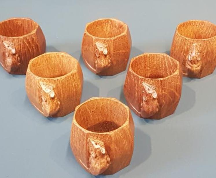 Set of 6 Mouseman Napkin Rings - Image 1