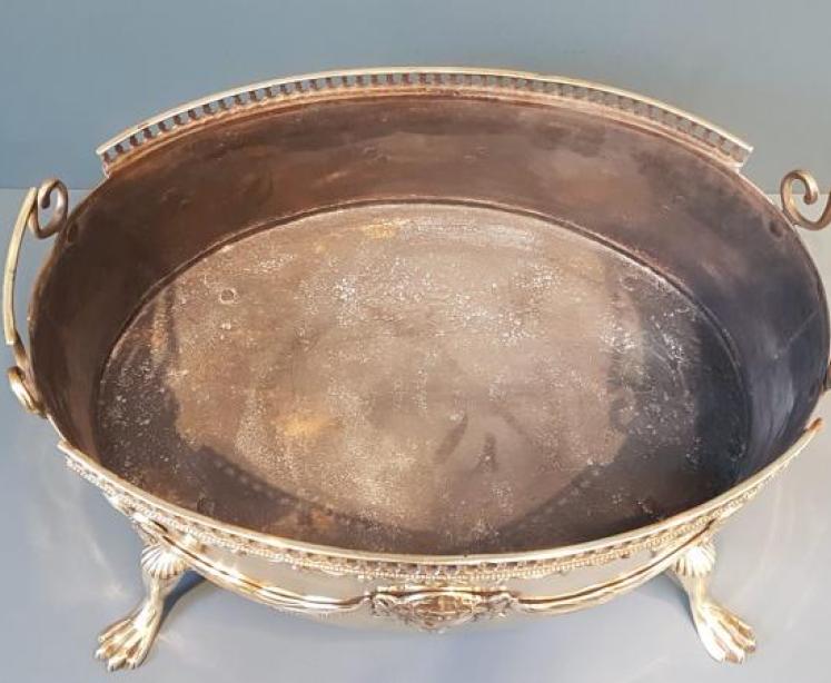 Georgian Brass Wine Cooler - Image 5