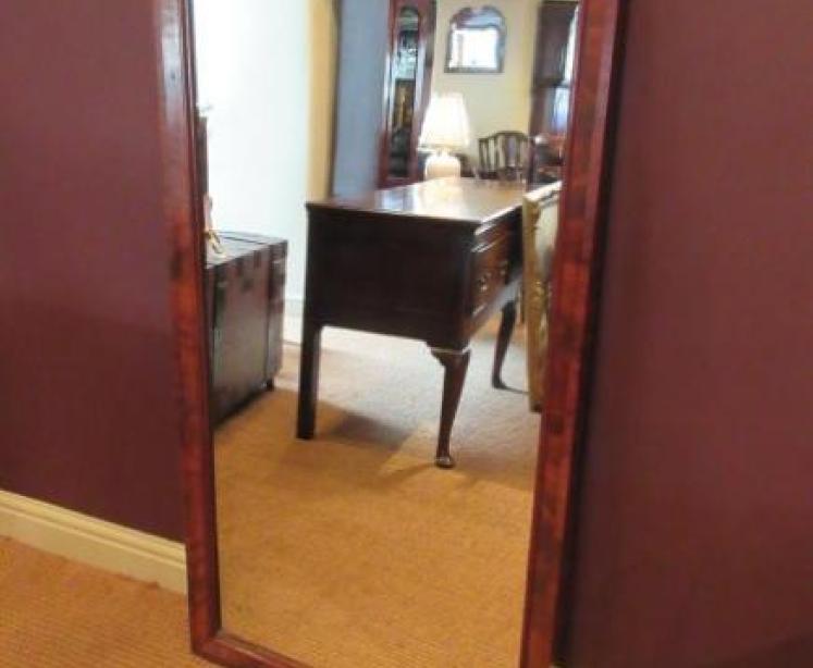 Mid 19th Century Figured Mahogany Dressing Mirror - Image 5