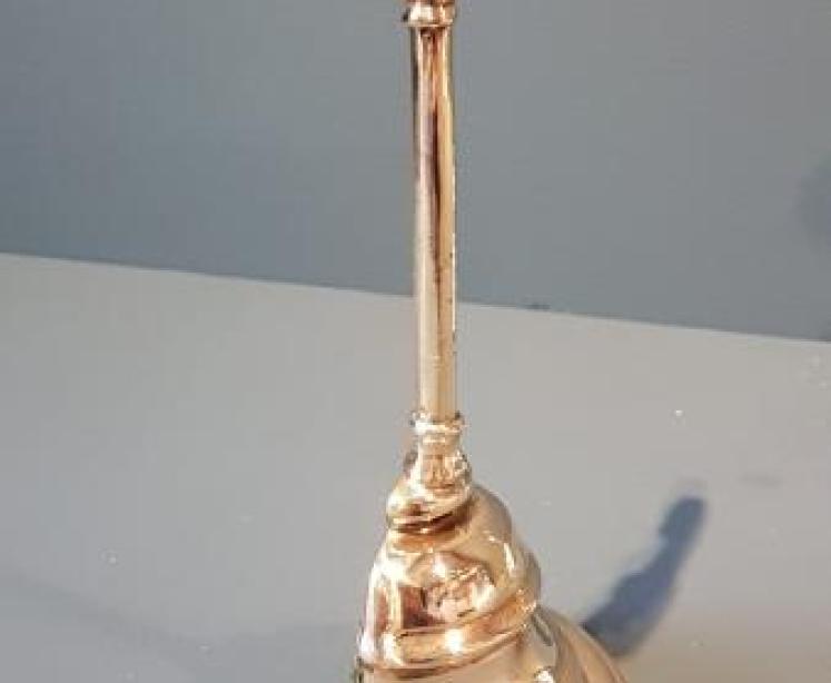 Matching Pair of Victorian Brass Door Stops  - Image 2