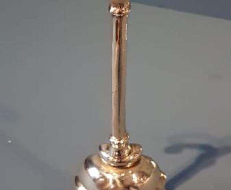 Matching Pair of Victorian Brass Door Stops  - Image 4