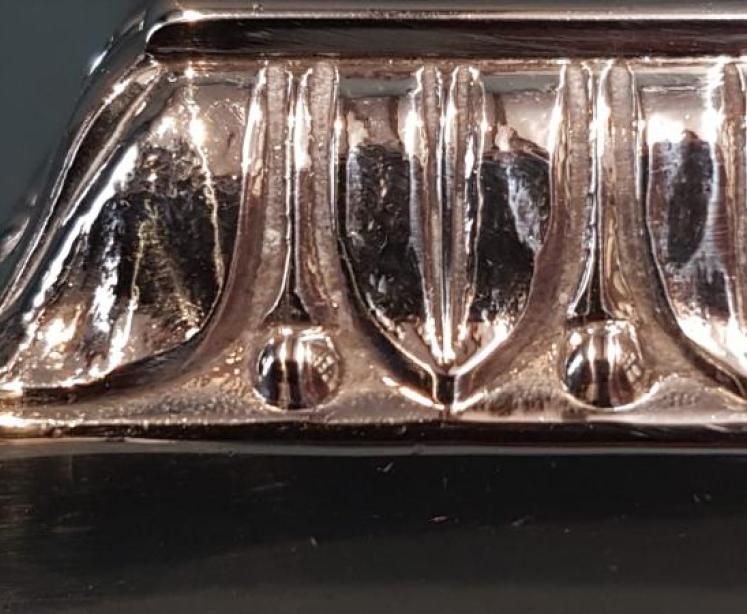 Large George V Solid Silver Lamp - Image 3