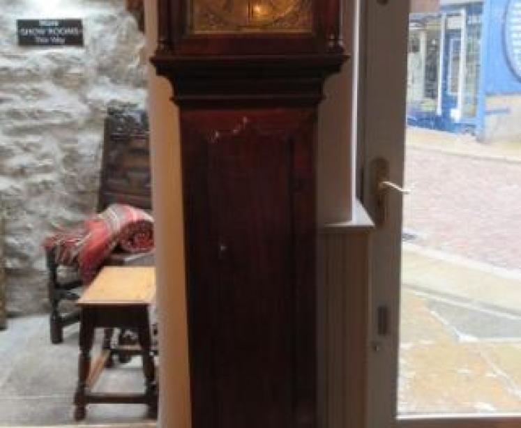 Very Small George II Period 'Cottage' Cornwall Longcase Clock - Image 3