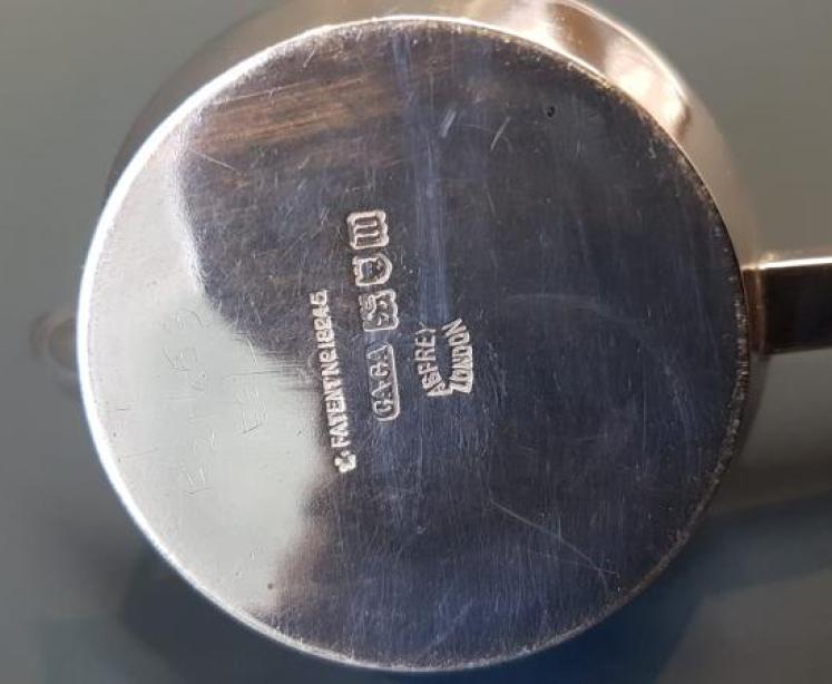 Aspreys Edwardian Silver Tea Strainer - Image 5