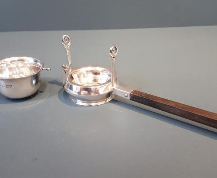 Aspreys Edwardian Silver Tea Strainer - Image 6