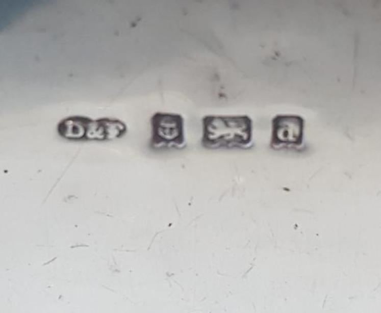 Silver Match and Spills Scuttle - Image 2