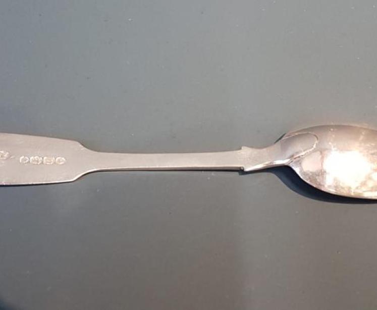 12 Early Victorian Silver Teaspoons - Image 4