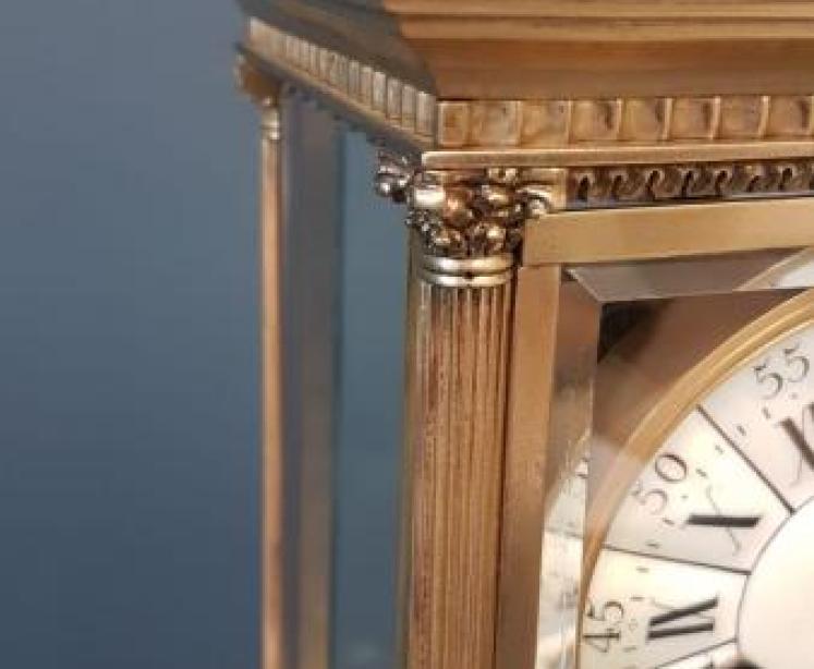 Victorian Four Glass Clock - Image 6