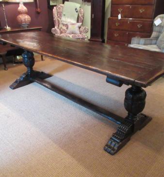 Superb Large George I Period Oak Refectory Table