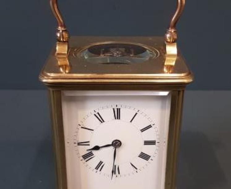 Victorian Carriage Clock With Gong Chiming - Image 1