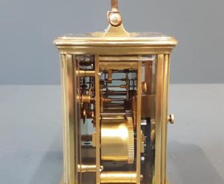 Victorian Carriage Clock With Gong Chiming - Image 2