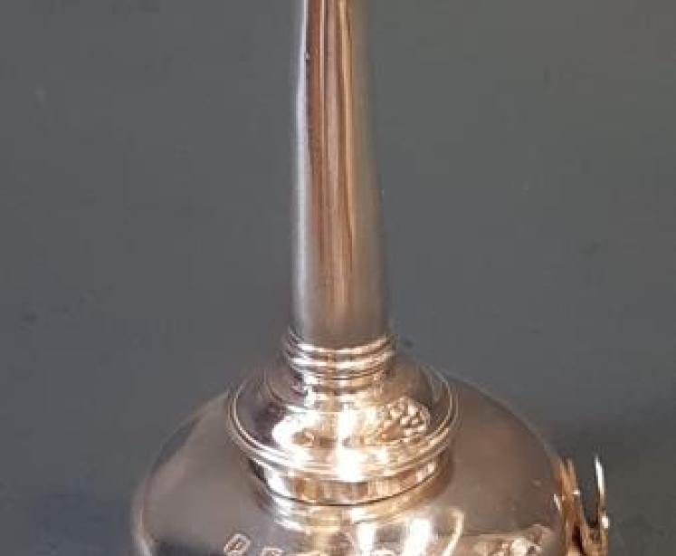 George III Silver Wine Funnel - Image 2