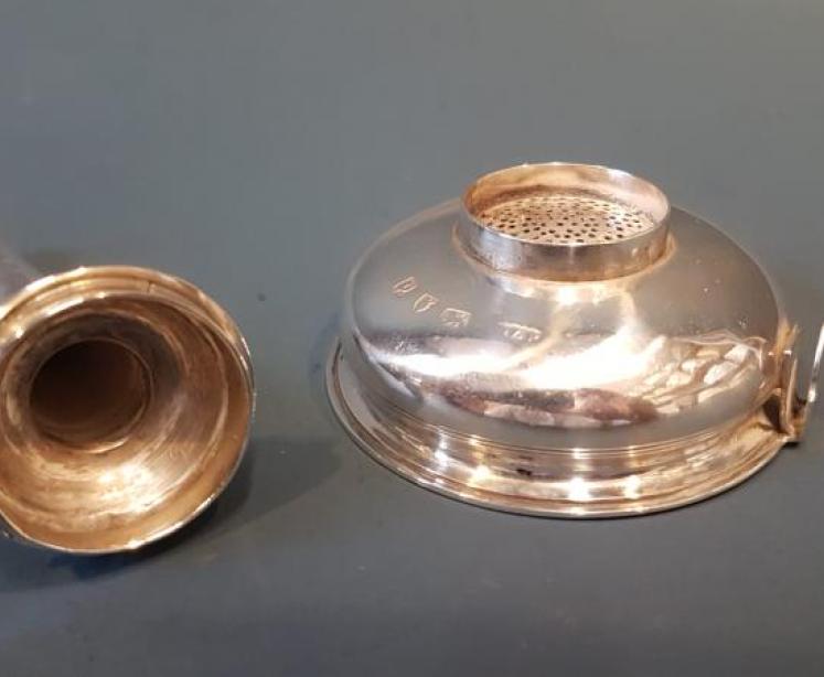 George III Silver Wine Funnel - Image 5