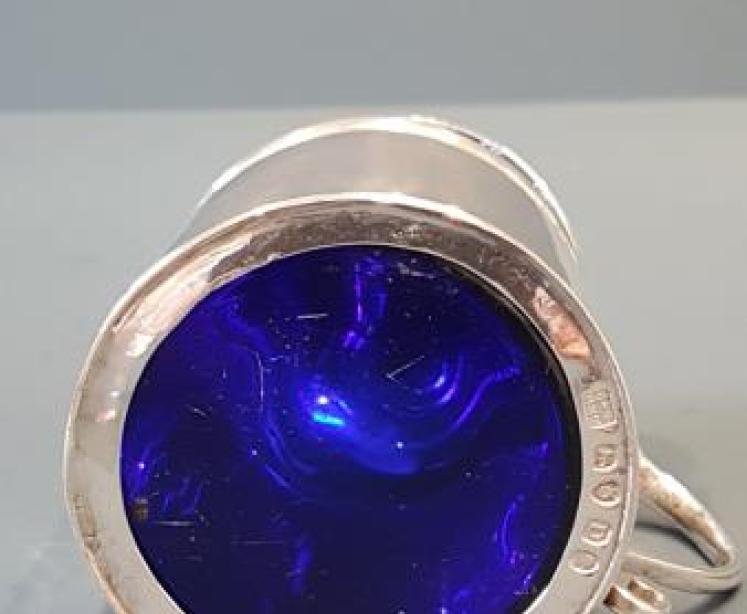 George III Silver Mustard Pot by Bateman - Image 6