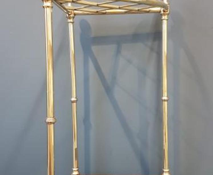 Victorian Brass Corner Stick Stand - Image 6