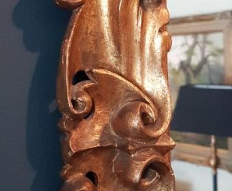 Victorian Timber Gilt Mirror  - Image 4