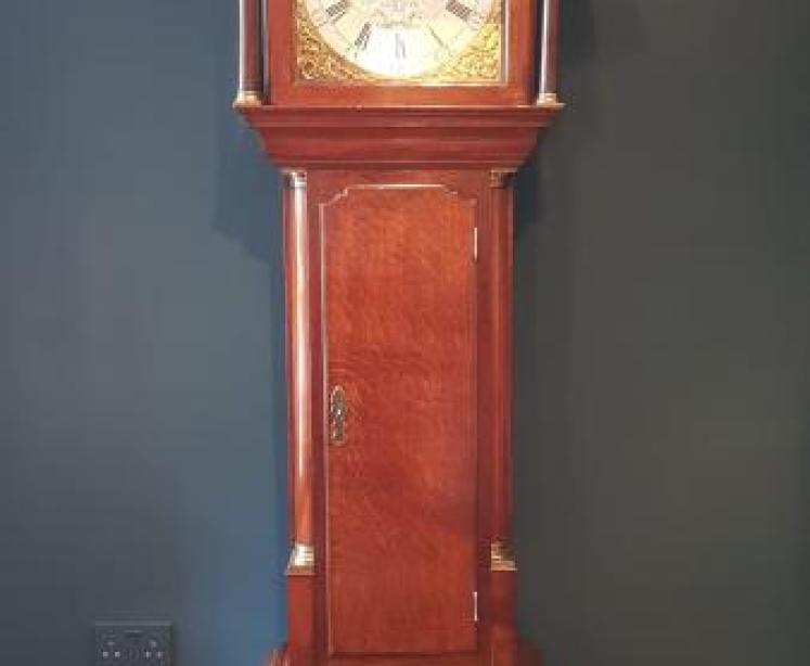 George III Oak 8 Day Longcase Clock by Barlow of Ashton - Image 1