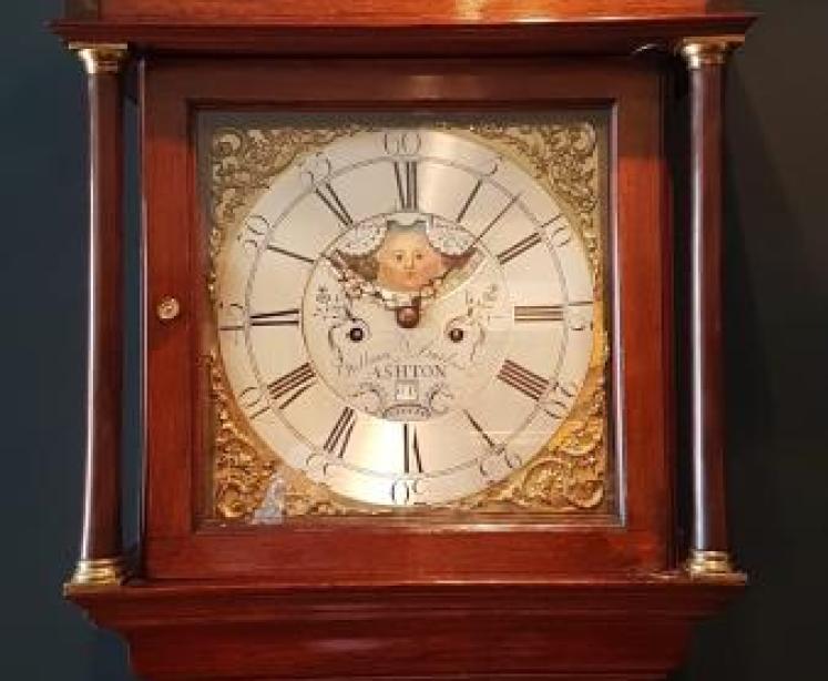 George III Oak 8 Day Longcase Clock by Barlow of Ashton - Image 2