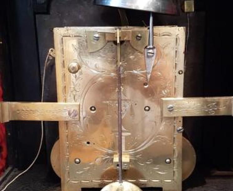 George III Double Fusee Bracket Clock - Image 3