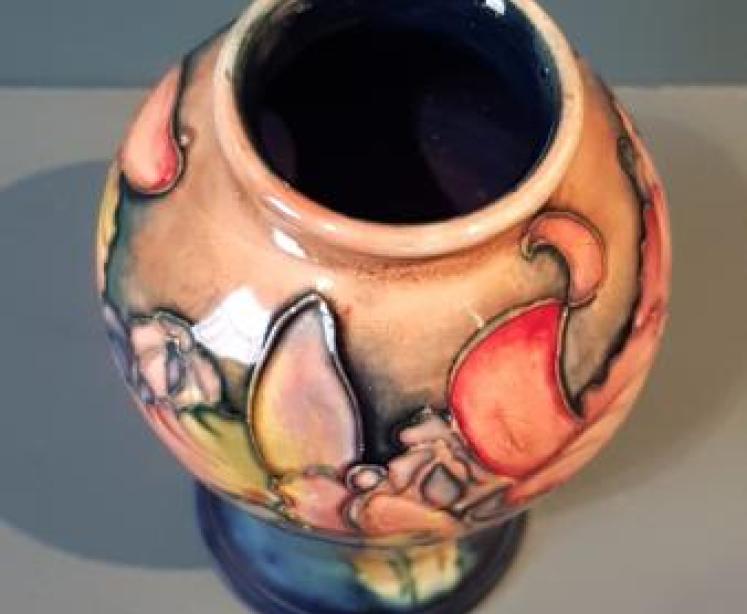 Moorcroft Flambe Slipper Orchid Vase - Image 6