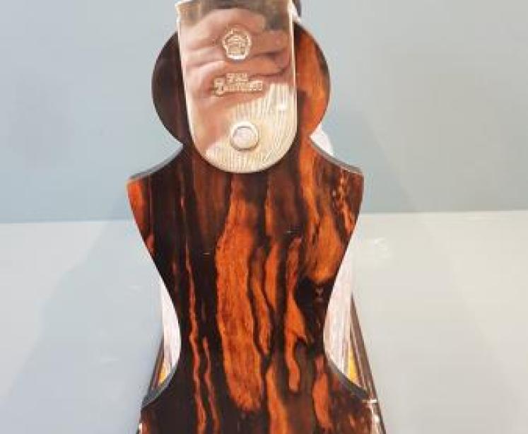 Fine Victorian Coromandel and Silver Mounted Tantalus  - Image 6