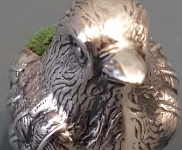 Silver Chick Pin Cushion - Image 6