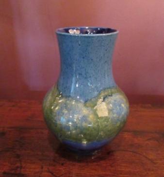 Large Moorcroft Moonlit Blue Shaped Vase