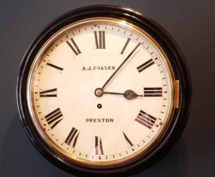Fraser of Preston Fusee Wall Clock - Image 1