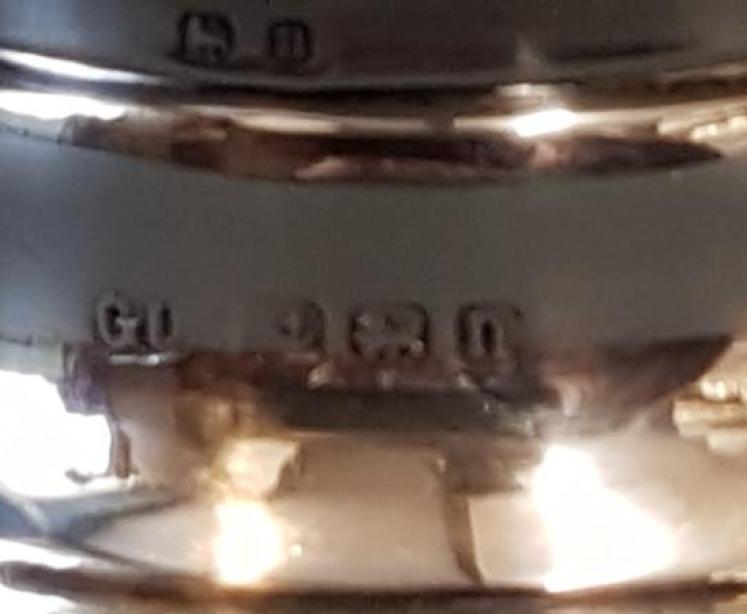 Silver Table Jar with Ruskin Panel  - Image 2