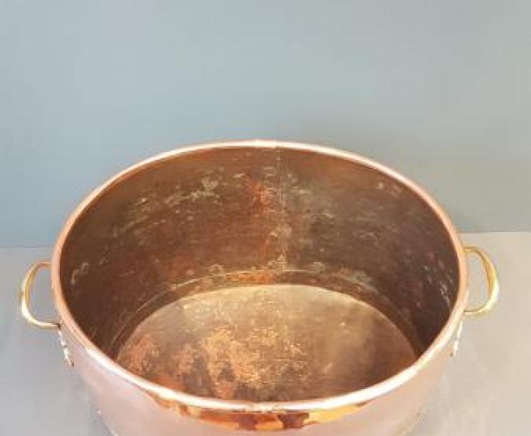 Large Victorian Copper Log Bin - Image 6