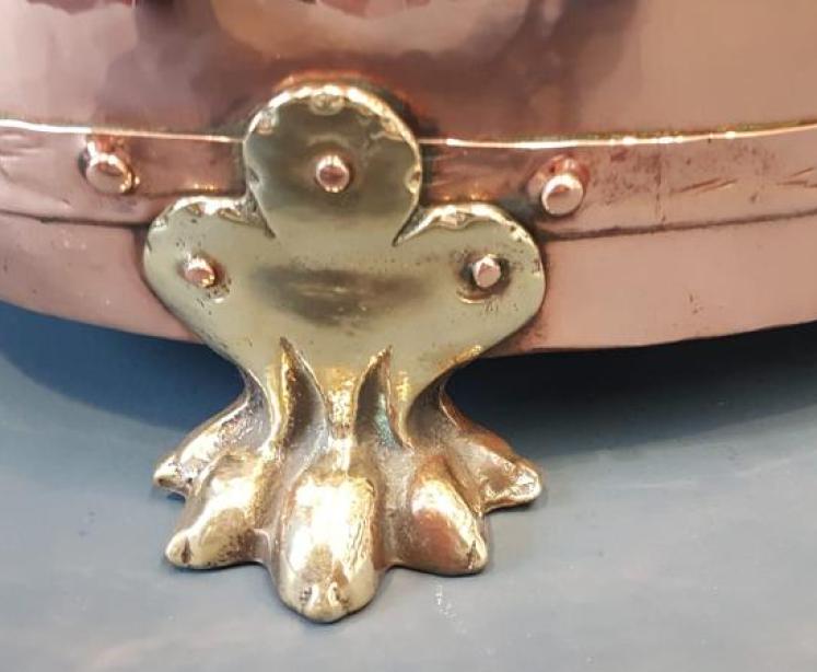 Large Victorian Copper Log Bin - Image 7