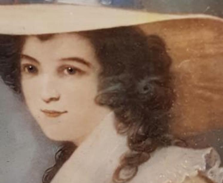 Superb Victorian Miniature Portrait - Image 4