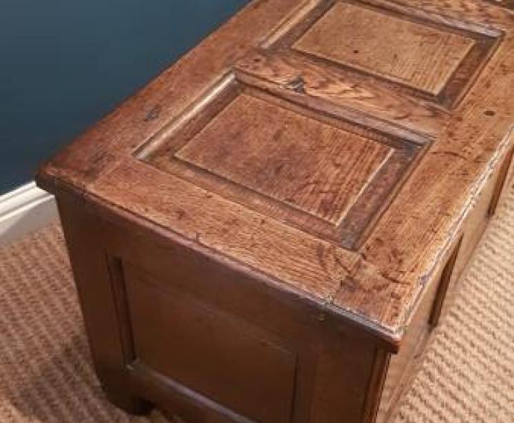 George I Oak Coffer  - Image 6
