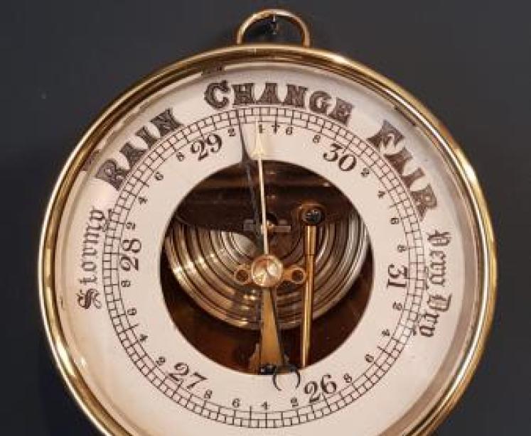 Victorian Skeletonised Marine Barometer - Image 1