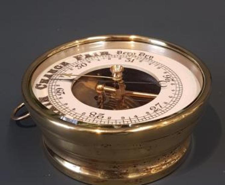 Victorian Skeletonised Marine Barometer - Image 4