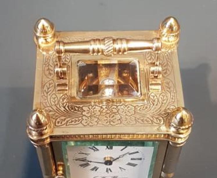 Miniature Carriage Clock by Benson - Image 6