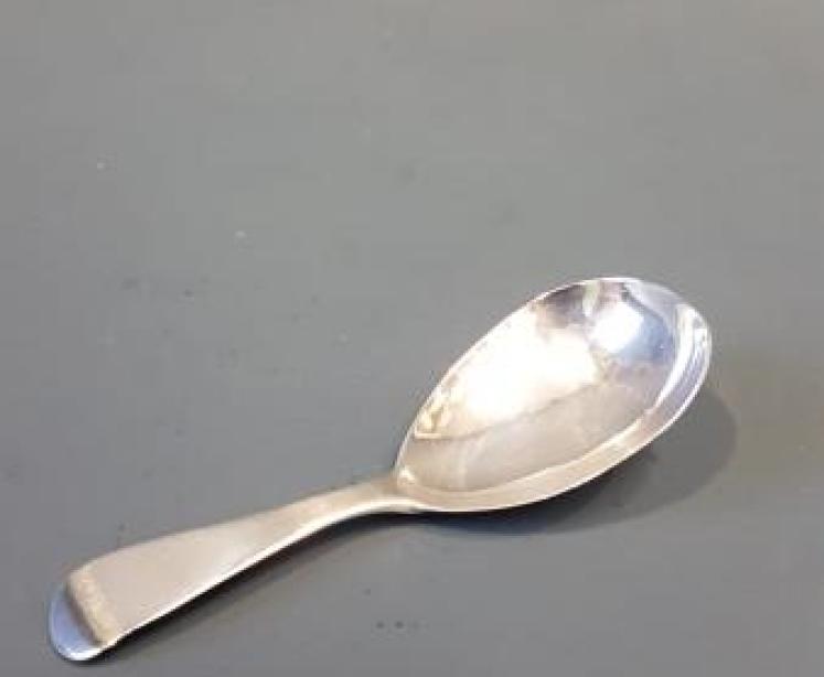 George IV Silver Caddy Spoon  - Image 1