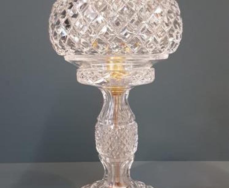 Superb Edwardian Cut Crystal Table Lamp  - Image 4