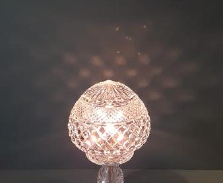 Superb Edwardian Cut Crystal Table Lamp  - Image 5