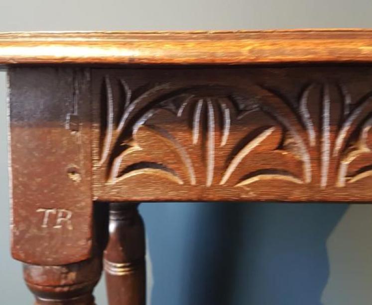 George I Oak Joint Stool  - Image 5
