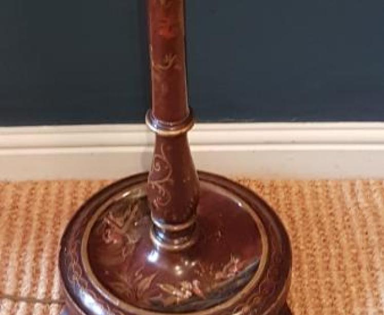 1920's Chinoiserie Lamp Standard - Image 4