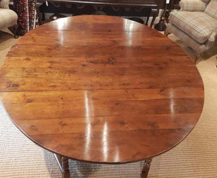 George II Yew 10 seater Oval Table - Image 2