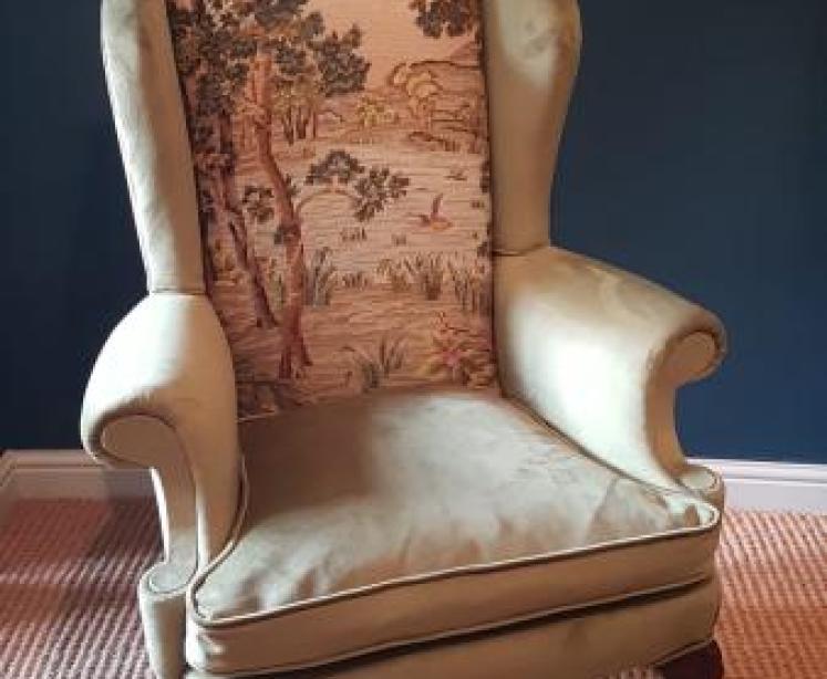 Edwardian Wing Back Armchair - Image 1