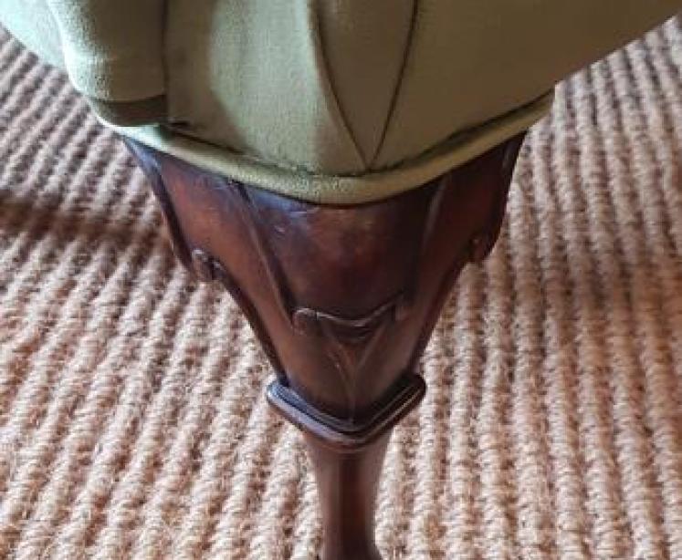 Edwardian Wing Back Armchair - Image 4