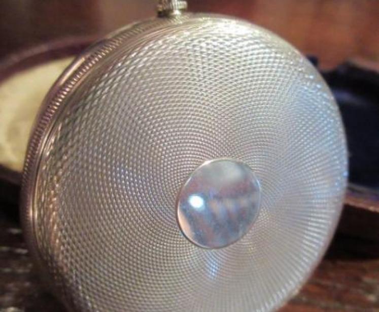 Mid Victorian Solid Silver London Pocket Barometer  - Image 3